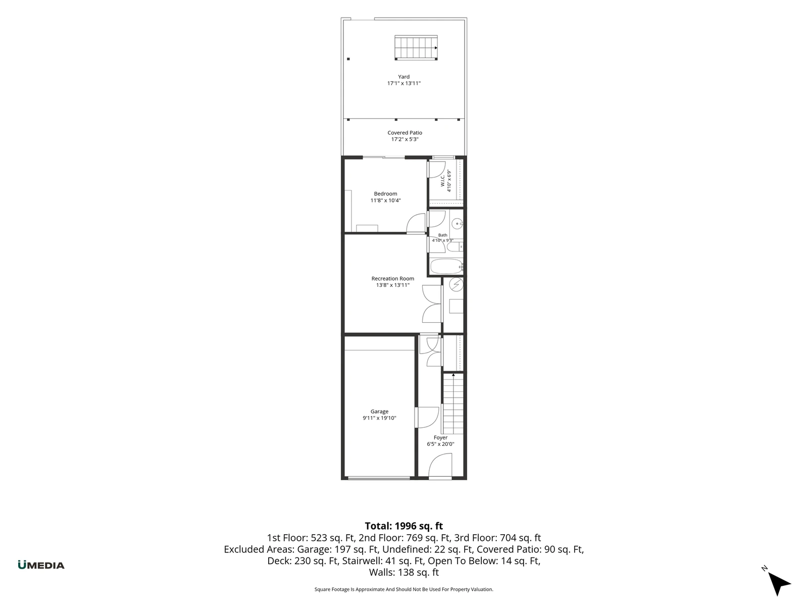 2D Floor Plan for 307 Upper Brook Terrace.jpg